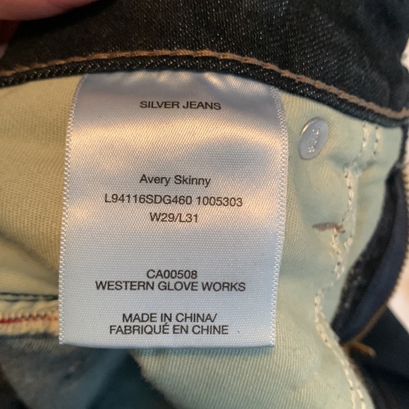 Silver jeans size w29/L31 worn and washed washed once inside out in cold - Picture 5 of 5